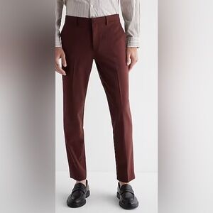 Express | Pants | Express Burgundy Extra Slim Burgundy Woolblend Modern  Tech Suit Pant Nwt | Poshmark